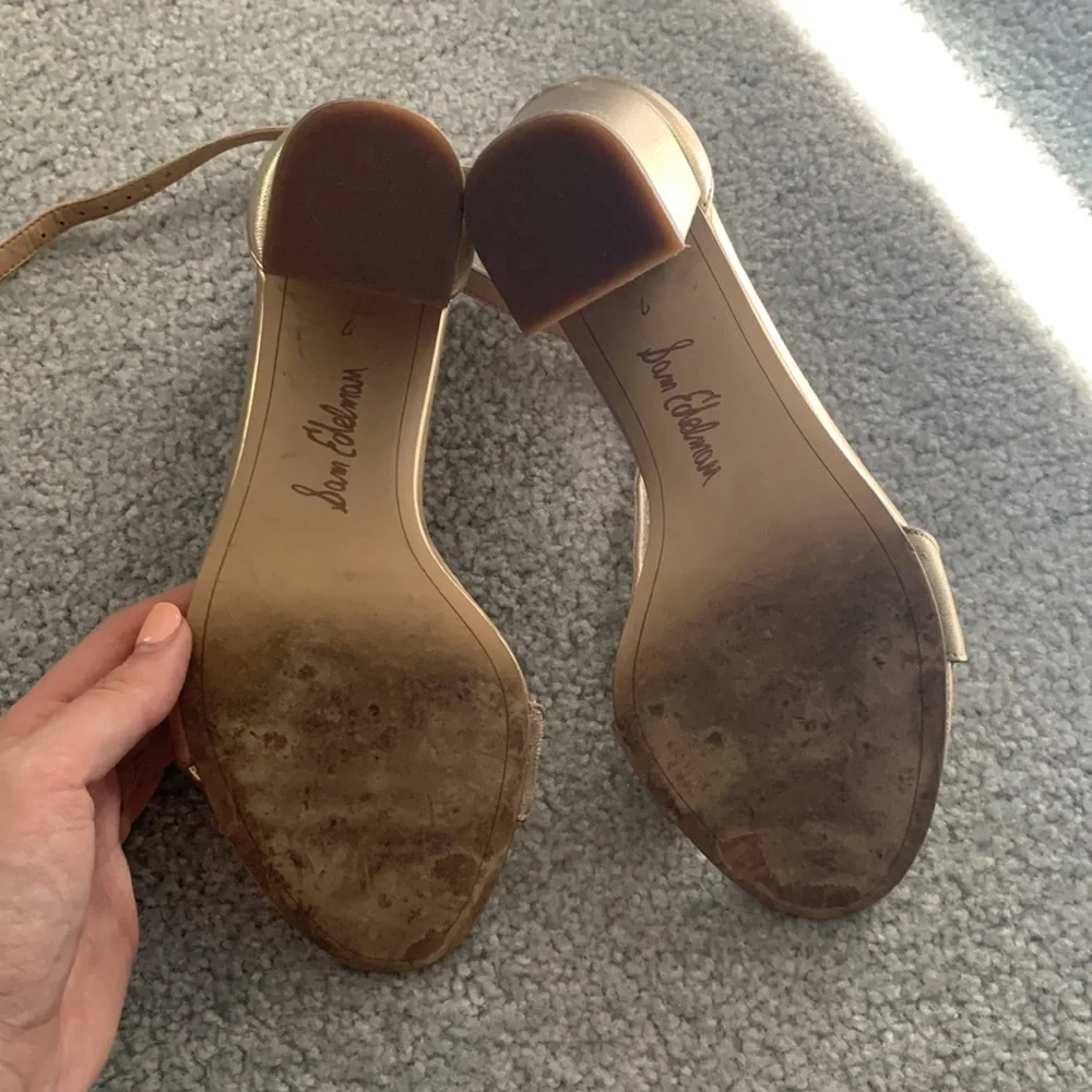 SAM EDELMAN ODILA LEATHER HEEL - Picture 7 of 9